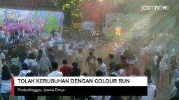 Video: Tolak Kerusuhan dengan Colour Run