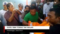 Video: Guru SMA di Probolinggo Tewas Tak Wajar