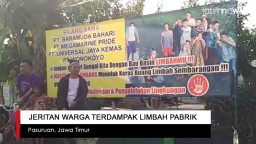 Video: Jeritan Warga Terdampak Limbah Pabrik di Pasuruan