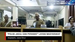 Video: "Polisi Jadul dan Perawat" di Samsat Polres Mojokerto
