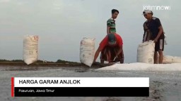 Video: Anjloknya Harga Garam di Pasuruan