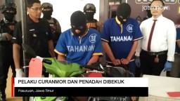 Video: Pelaku Curanmor dan Penadah di Pasuruan Dibekuk