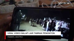 Video: Viral Video Balap Liar Tabrak Penonton