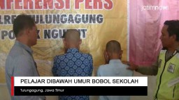Video: Pelajar Dibawah Umur di Tulungagung Bobol Sekolah