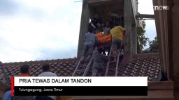 Video: Pria Tewas Dalam Tandon Air di Tulungagung