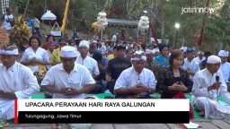 Video: Suasana Upacara Hari Raya Galungan di Tulungagung