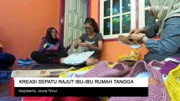 Video: Menengok Pembuatan Sepatu Rajut di Mojokerto