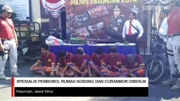 Video: Spesialis Pembobol Rumah Kosong dan  Curamor Dibekuk