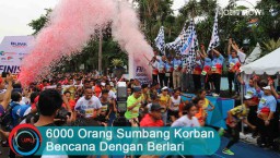 Video: 6000 Orang Sumbang Korban Bencana Dengan Berlari