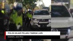 Video: Aksi Kejar-kejaran Polisi dengan Pelaku Tabrak Lari