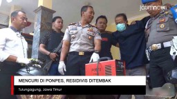 Video: Mencuri di Ponpes, Residivis Ditembak
