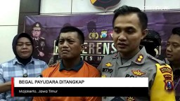 Video: Jadi Begal Payudara Satpam di Mojokerto Ditangkap