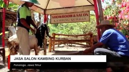 Video: Jasa Salon Kambing Kurban di Ponorogo