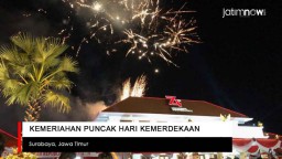 Video: Kemeriahan Puncak Hari Kemerdekaan di Grahadi