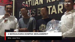 Video: 2 Bersaudara di Blitar Kompak Menjambret