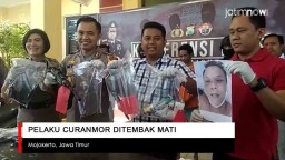Video: Pelaku Curanmor di Mojokerto Ditembak Mati