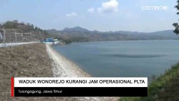Video: Waduk Wonorejo Kurangi Jam Operasional PLTA