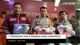 Video: 1 Pengedar dan Pemakai Sabu Diringkus
