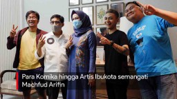 Video:  Para Komika hingga Artis Ibukota semangati Machfud Arifin