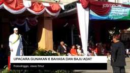 Video: Upacara Gunakan 6 Bahasa di Probolinggo