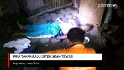 Video: Pria Tanpa Baju Ditemukan Tewas