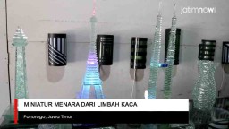 Video: Miniatur Menara dari Limbah Kaca