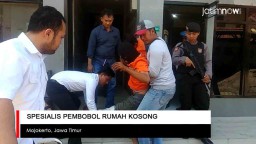Video: Pembobol 19 Rumah di Mojokerto Diringkus