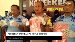 Video: Pengedar Sabu dan Pil Koplo di Pasuruan Dibekuk