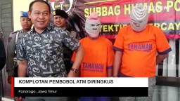 Video: Komplotan Pembobol ATM di Ponorogo Diringkus