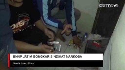Video: BNNP Jatim Bongkar Sindikat Narkoba di Gresik
