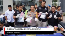 Video: Polisi Bongkar Sindikat Narkoba Jakarta-Surabaya