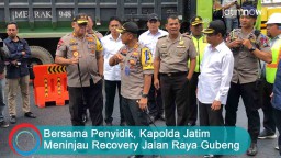 Video: Bersama Penyidik Kapolda Jatim Tinjau Recovery Jalan Ambles