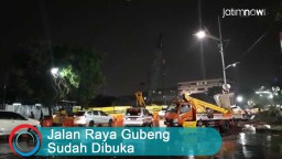 Video: Diiringi Hujan Deras, Jalan Raya Gubeng Dibuka