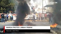 Video: Warga Pasuruan Protes Limbah Pabrik