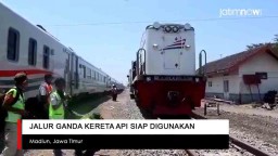 Video: Jalur Ganda Kereta Api Siap Dioperasikan