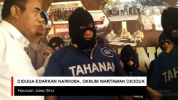 Video: Diduga Edarkan Narkoba, Oknum Wartawan Diciduk