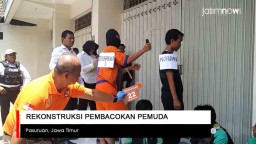 Video: Rekonstruksi Pembacokan Pemuda hingga Tewas