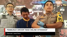 Video: Pembunuh Driver Taksi Online  Ditangkap