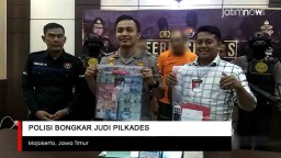 Video: Polisi Bongkar Judi Pilkades di Mojokerto