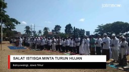 Video: Mengharap Hujan, Warga Banyuwangi Laksanakan Salat Istisqa