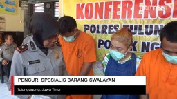 Video: Pencuri Spesialis Barang Swalayan Antar Kota Diringkus