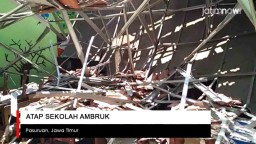 Video: Atap Sekolah di Pasuruan Ambruk