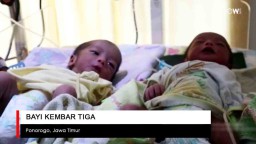 Video: Selamat, Bayi Kembar Tiga Lahir di Ponorogo