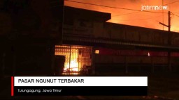 Video: Pasar Ngunut Tulungagung Terbakar