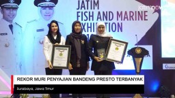 Video: Rekor Muri Penyajian Bandeng Presto Terbanyak