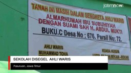 Video: Sekolah di Pasuruan Disegel Ahli Waris