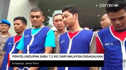 Video: Penyelundupan Sabu 7,2 Kg dari Malaysia Digagalkan