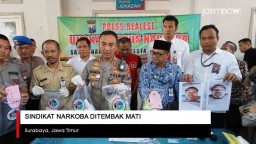 Video: Dua Orang Sindikat Narkoba Ditembak Mati