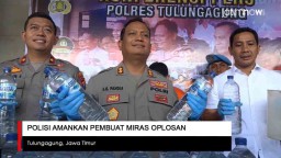 Video: Polisi Amankan Pembuat Miras Oplosan