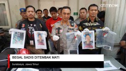 Video: Begal Sadis di Surabaya Ditembak Mati